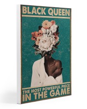 Black - Black Queen Gallery Wrapped Canvas Prints tile