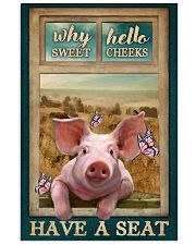 Adorable Pig Why Hello Sweet Cheeks 11x17 Poster front