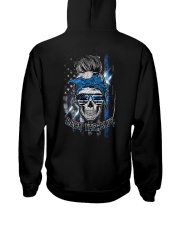 Sk - Back The Blue v2 2 Sides Hooded Sweatshirt tile