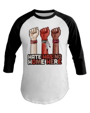 Native - Hate Has No Home Here Flag Baseball Tee tile