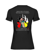 Native Behind Every Little Bear 2 Sides Premium Fit Ladies Tee tile