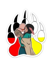 Native Behind Every Little Bear 2 Sides Sticker tile