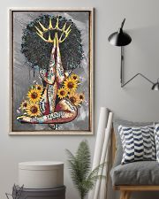 Black Queen With Sunflowers 15 11x17 Poster lifestyle-poster-1