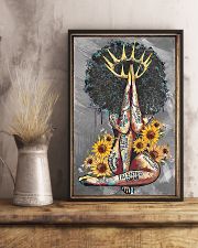 Black Queen With Sunflowers 15 11x17 Poster lifestyle-poster-3
