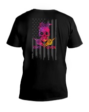 Skull Zero Given 2 Sides V-Neck T-Shirt tile