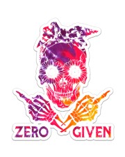 Skull Zero Given 2 Sides Sticker tile