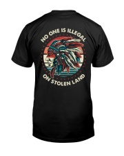 Native - No One Is Illegal Classic T-Shirt back