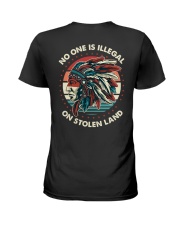 Native - No One Is Illegal Ladies T-Shirt tile