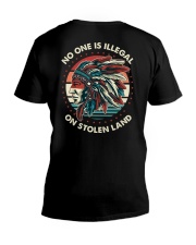 Native - No One Is Illegal V-Neck T-Shirt tile