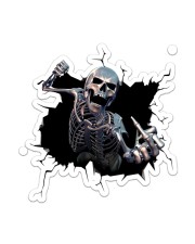 Skull Crack Sticker - Single (Vertical) front