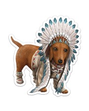 Native Dachshund Sticker - Single (Vertical) front