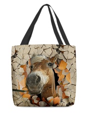 Peeking Funny Horse All-over Tote front