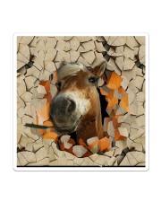 Peeking Funny Horse Sticker tile