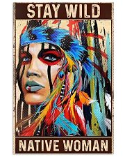 Stay Wild Native Woman Canvas 11x17 Poster front