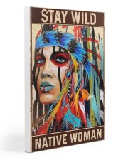 Stay Wild Native Woman Canvas Gallery Wrapped Canvas Prints tile