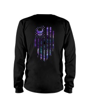 Skull - Hologram Flag 2 Sides Long Sleeve Tee tile