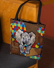 Autism Elephant Different Not Less All-over Tote aos-all-over-tote-lifestyle-front-02