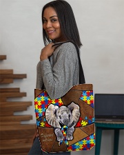 Autism Elephant Different Not Less All-over Tote aos-all-over-tote-lifestyle-front-08