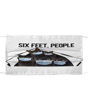 Black Cat Six Feet People Mask tile