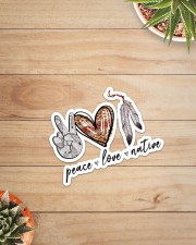 Peace Love Native Sticker Sticker - Single (Vertical) aos-sticker-single-vertical-lifestyle-front-07