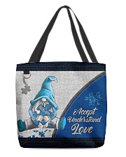 Autism Accept Understand Love All-over Tote front