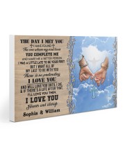 Custom Name Jesus Couple The Day I Met You Gallery Wrapped Canvas Prints tile