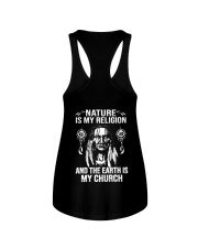 Native American Earth Is My Church 19 Ladies Flowy Tank tile