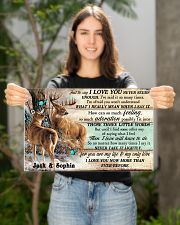 Personalized Deer Hunting Couple Pallet I Love You 17x11 Poster poster-landscape-17x11-lifestyle-19