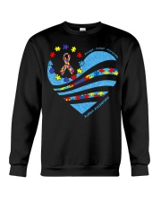 Autism Accept Adapt Avocate Crewneck Sweatshirt tile