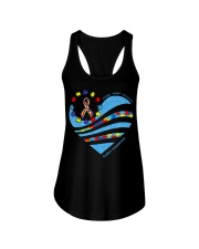 Autism Accept Adapt Avocate Ladies Flowy Tank tile