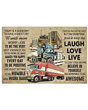 Truck Today Is Good Day 17x11 Poster front