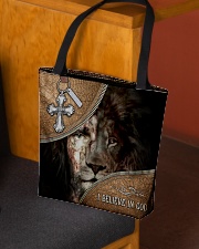God Lion And Jesus All-over Tote aos-all-over-tote-lifestyle-front-02
