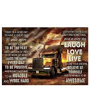 Truck Today Is A Good Day 17x11 Poster front