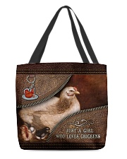 Mother Hen and Chicks For Chicken Lovers All-over Tote front