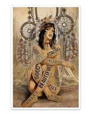 Native Girl Sticker tile