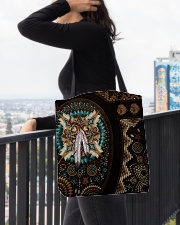 Native American Pride Mandala Pattern All-over Tote aos-all-over-tote-lifestyle-front-05