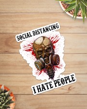 Skull Social Distancing I Hate People Sticker Sticker - Single (Vertical) aos-sticker-single-vertical-lifestyle-front-07