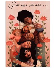 God Says You Are Black Girl Beautiful 11x17 Poster front