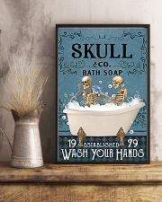 Skull Bath Soap 11x17 Poster lifestyle-poster-3