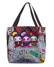 Just A Girl Who Loves Skull All-over Tote front