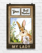 Rabbit Your Butt Napkins My Lady 11x17 Poster aos-poster-portrait-11x17-lifestyle-17