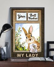 Rabbit Your Butt Napkins My Lady 11x17 Poster lifestyle-poster-2