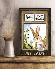 Rabbit Your Butt Napkins My Lady 11x17 Poster lifestyle-poster-3