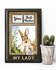 Rabbit Your Butt Napkins My Lady 11x17 Poster lifestyle-poster-8