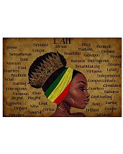 Black Queen I am Africa Unique Beautiful 15 17x11 Poster front