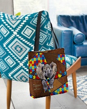 Autism Elephant Different Not Less All-over Tote aos-all-over-tote-lifestyle-front-01