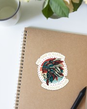 Native - No One Is Illegal Sticker Sticker - Single (Vertical) aos-sticker-single-vertical-lifestyle-front-16