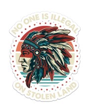 Native - No One Is Illegal Sticker Sticker - Single (Vertical) front