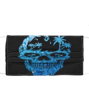 Skull Blue Rain 2 Sides Mask tile