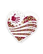 Native Indigenous Heart 15 Sticker tile